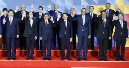Foto de familia de la APEC.