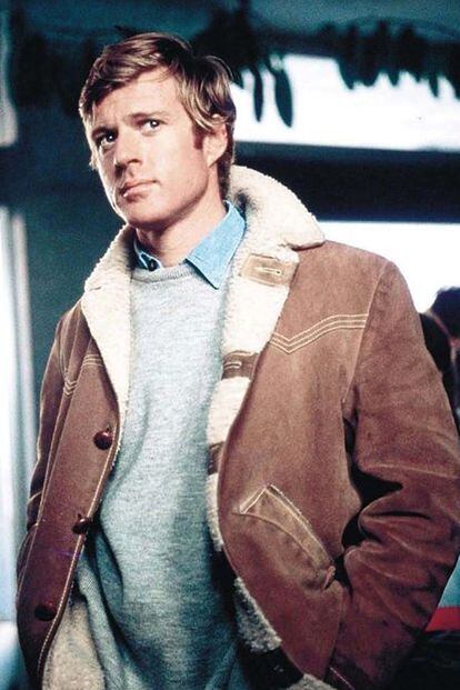 A nadie le sienta tan bien el abrigo forrado de borrego como a Robert Redford en El precio del fracaso (1970).