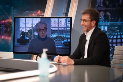 Woody Allen, en un instante de su entrevista en 'El Hormiguero'