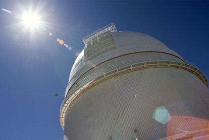 Cúpula de uno de los telescopios del observatorio de Calar Alto, en la provincia de Almería.