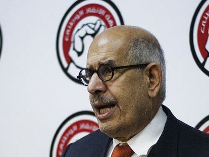 Mohamed el Baradei, el 27 de junio en El Cairo.