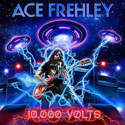 Cover of Ace Frehley's album, '10,000 Volts'. 