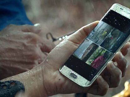 El primer vídeo oficial del Samsung Galaxy S7 edge muestra su resistencia al agua