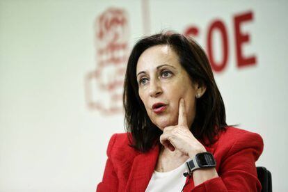 Margarita Robles, número dos de la lista del PSOE en Madrid para las elecciones del 26-J.