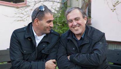 El palestino Bassam Aramin y el israel&iacute; Rami Elhanan.