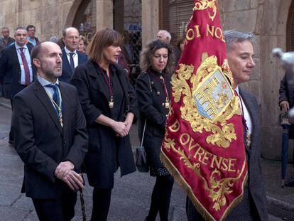 Gonzalo Pérez Jácome, a la izquierda, el pasado 11 de noviembre.