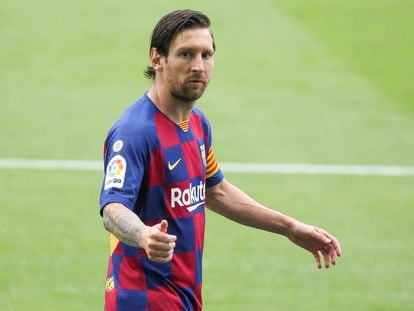 Messi, en el partido ante el Celta, el pasado día 23.


27/06/2020 ONLY FOR USE IN SPAIN