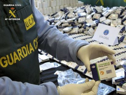 Medicamentos falsificados incautados en una operaci&oacute;n de la Guardia Civil