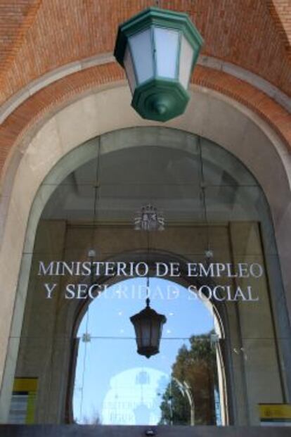 Imagen de la sede madrileña del Ministerio de Empleo y Seguridad Social.