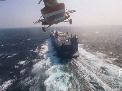 El buque Galaxy Leader fue secuestrado la pasada semana por las fuerzas hutíes en Yemen