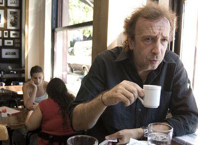 El actor Eduardo Blanco, hace unos días en un café del barrio porteño de Palermo.