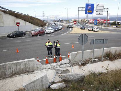 Punt on s&#039;ha produ&iuml;t l&#039;accident. 