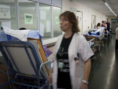 Las Urgencias de Traumatolog&iacute;a del Hospital Vall d&#039;Hebron, en Barcelona. 