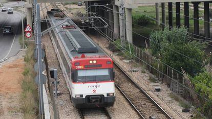 Un tren de Cercanías. 