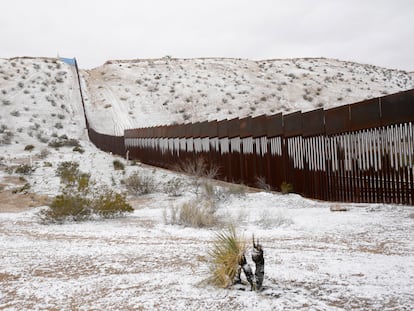 Una vista general de la frontera entre México y Estados Unidos en Ciudad Juárez, en una imagen de febrero de 2020.