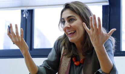 La nueva portavoz de Podemos en la Asamblea de Madrid, Lorena Ruiz-Huerta.