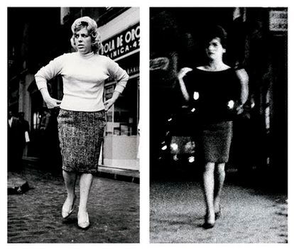 Faldas de tubo por encima de la rodilla, pelo cardado, tacones de aguja, jerséis y rebecas de punto, y vestidos ajustados que marcan sus pronunciadas curvas. Las prostitutas del Barrio Chino barcelonés de finales de los años cincuenta del siglo XX eran elegantes.