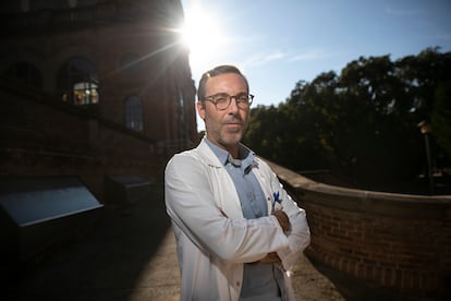 El neuropsicólogo del Hospital de Sant Pau, Saul Martínez-Horta, el día 5 en Barcelona.