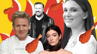Gordon Ramsay, Ricky Gervais, Lorde y Millie Bobby Brown son algunas de las celebridades que se han atrevido con las alitas ultrapicantes.