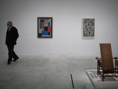 Exposición 'Mondrian y el movimiento De Stijl', en noviembre de 2020 en el museo Reina Sofía.