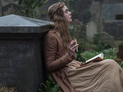 Elle Fanning, en 'Mary Shelley'.