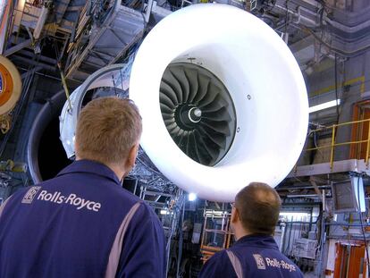 Planta de motores de Rolls-Royce en Derby, Reino Unido.