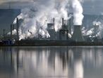 A general view of the Grangemouth oil refinery on the Firth of Forth near Falkirk, Scotland. (Photo by Jane Barlow/PA Images via Getty Images)