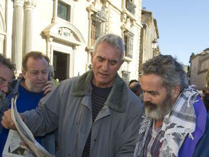 Diego Cañamero y Juan Manuel Sánchez Gordillo.