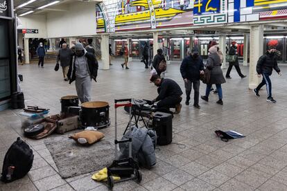 metro de Nueva York musicos