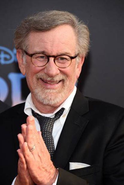 Steven Spielberg, el pasado 21 de junio en el estreno en Hollywood de 'Mi amigo el gigante'.