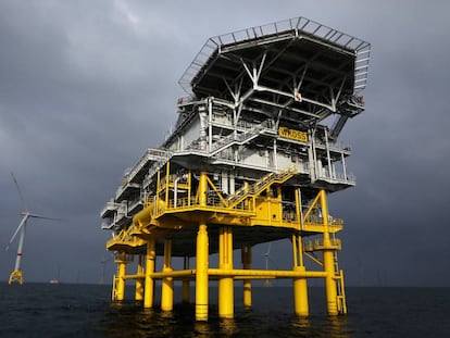 El parque eólico marino de Wikinger de Iberdrola.