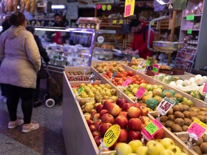 Imagen de un mercado madrileño, este mes de marzo