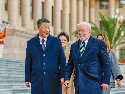 Xi Jinping y Lula da Silva, durante su encuentro en Pekín.