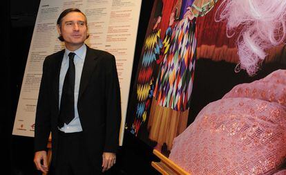 El concejal Álvaro Ballarín, en la presentación de un programa cultural del distrito de Moncloa.