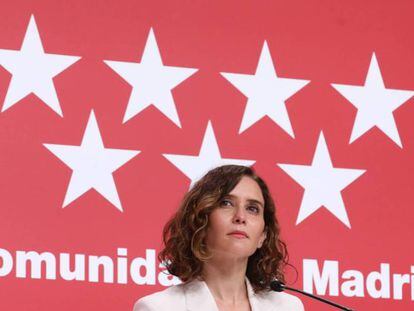 La presidenta de la Comunidad de Madrid, Isabel Díaz Ayuso. GETTY