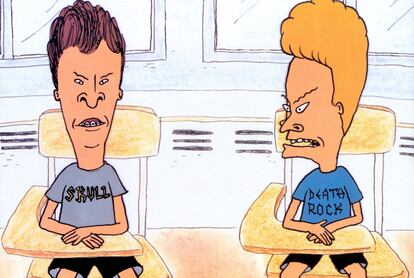 Fotograma de la serie 'Beavis y Butthead'.