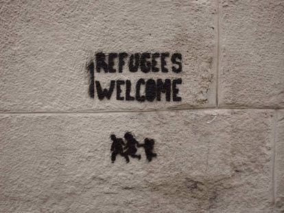 Refugees Welcome. 