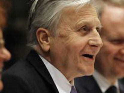 El presidente del BCE, Jean-Claude Trichet, ante el Comité Económico y Monetario del Parlamento Europeo