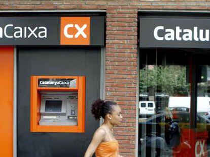 Imagen de una oficina de Catalunya Banc.