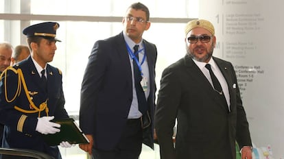 Mohamed VI en la cumbre de Etiopía que reunió a 54 miembros de la Unión Africana.