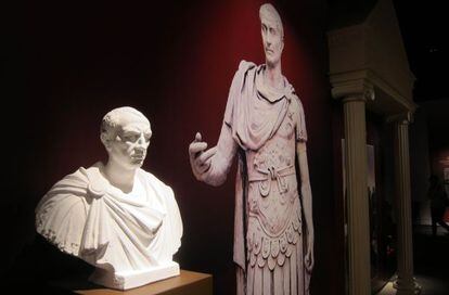 Busto de Julio César durante una exhibición en el Museo de Ciencia de Hong Kong, en 2013.