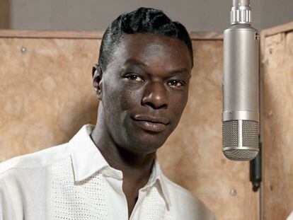 El músico de jazz Nat King Cole. 