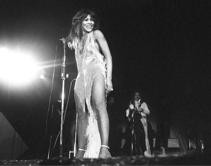 Performance by the duo Ike & Tina Turner in 1971.