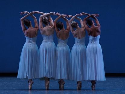 Una imagen del espectáculo del New York City Ballet en el Teatro Real de Madrid.