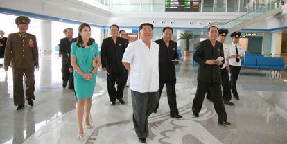 La última aparición de la esposa de Kim Jong-un, Ri Sol-ju, vestida con firmas de lujo.
