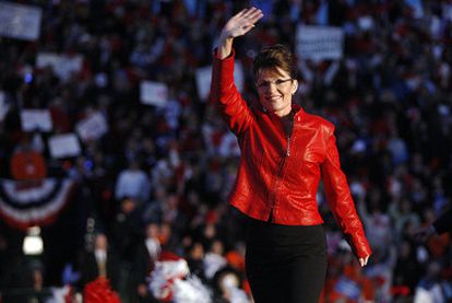 Sarah Palin, en un mitin en Colorado el pasado 20 de octubre.