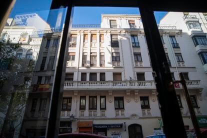 Los dos edificios de la Fundación Molina Padilla, ubicados en los números 93 y 95 de la calle de Núñez de Balboa.