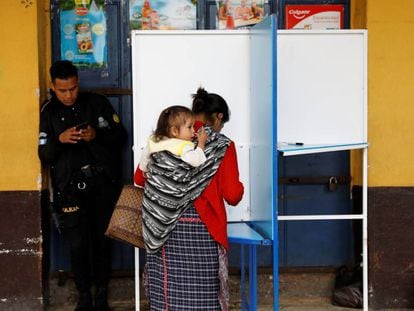 Las elecciones en Guatemala, en imágenes