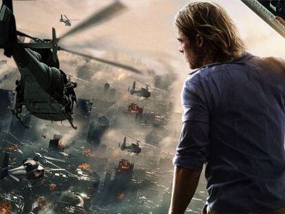 Imagen de la película 'Guerra Mundial Z', con Brad Pitt como estrella.