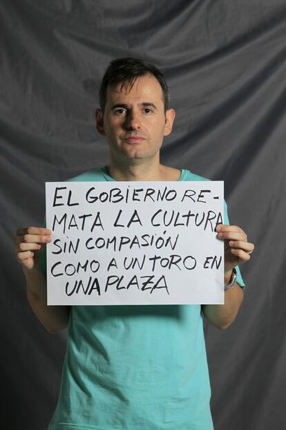 Actor y productor. 39 años. Cree que el aumento fiscal tiene raíces históricas: “Me parece una venganza por el ‘No a la guerra”.